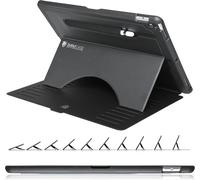 Coque Pour Ipad Pro 12.9 2017/2015, 1eme / 2eme Génération Case Ultra-Fin, Étui Avec Porte Stylo, Support Magnétique - 10 Angles Réglable [ Noir ]
