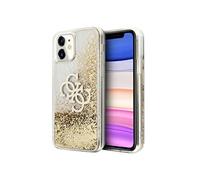 Coque telephone - bumper telephone Guess GUHCN61LG4GGO Coque pour iPhone 11 6,1'' 4G Big Liquid Glitter Doré