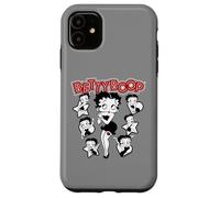 Coque pour iPhone 11 Betty Boop Coeurs et étoiles Poses
