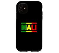 Coque pour iPhone 11 Drapeau du Mali avec inscription « It is in my DNA » Cadeau pour les Maliens
