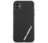 Coque Pour Iphone 11 En Gomme Multi Logo 3d Ultra Résistant Karl Lagerfeld Noir