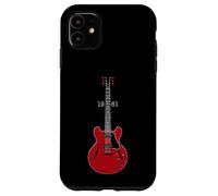Coque pour iPhone 11 Guitare électrique 1961 Vintage Blues Rock Music Player
