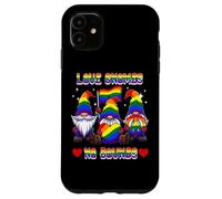 Coque pour iPhone 11 LGBT Love Gnomes Rainbow Flag Say Gay Pride Month Gnomies
