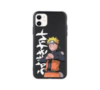 Coque pour iPhone 11 Officiel Naruto Texte Japanese Blanc pour protéger votre téléphone portable Coque en silicone liquide noir souple avec licence officielle