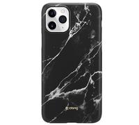 Coque pour iPhone 11 Pro Design Marbre Souple Noir