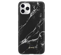 Coque pour iPhone 11 Pro Design Marbre Souple Noir