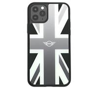 Coque pour iPhone 11 Pro en TPU Motif Union Jack en Arrière Blanc / Noir