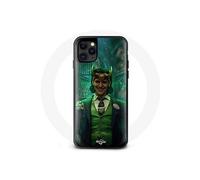 Coque pour Iphone 11 Pro Loki Thor Ragnarok avec Casque Affiche Personnage Série Saison 1