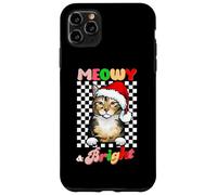 Coque pour iPhone 11 Pro Max Meowy and Bright Tortoiseshell Cat Christmas Groovy Cats