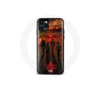 Coque pour Iphone 11 Pro Max Stranger Things Saison 4 Affiche Art Equipages de la Nouvelle Théorie