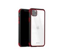 Coque pour iPhone 11 Pro Modèle Trace Clear Cover Antichoc Crong Noir / Rouge