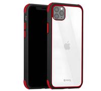 Coque pour iPhone 11 Pro Modèle Trace Clear Cover Antichoc Noir / Rouge