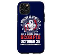 Coque pour iPhone 11 Pro Signe du Scorpion 28 octobre Zodiaque Astrologie Star Horoscope