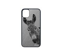 Coque pour iPhone 11 pro silicone ane bourrique animal dessin anesse 256 Go animaux design aluminium cover mule portable 4G de
