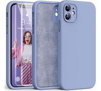 Coque pour iPhone 11, Protection de l'objectif am¿¿lior¿¿e, Coque en Silicone pour iPhone 11 6.1"" Antichoc, Gris Lavande