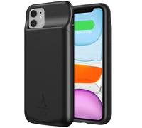 Coque pour iPhone 11 Protection Rigide 2 en 1 Batterie 4500mAh Akashi Noir