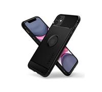 Coque et étui téléphone mobile SPIGEN Coque pour iPhone 11 Silicone Antichoc Finition Carbone Rugged Armor SGP Noir