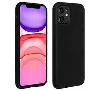 Coque pour iPhone 11 Soft-Touch en Silicone Série Fast Cover Noir