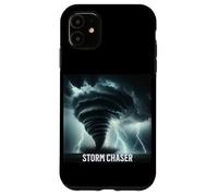 Coque pour iPhone 11 Storm Chaser Tornado and Lightening Farm