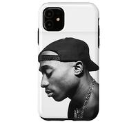 Coque pour iPhone 11 Tupac Profil Blanc