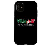 Coque pour iPhone 11 Vrai Dz Algérie Drapeau Algérien Supporter Cadeau