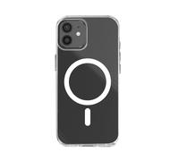 RhinoShield Coque Clear Compatible avec Magsafe pour [iPhone 12/12 Pro] Force magnétique supérieure, Haute Transparence et résiste au jaunissement. Personnalisable - Noir Contour objectifs Photo
