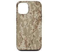 Coque pour iPhone 12/12 Pro AOR1 Digital Camo Desert Tan Kaki Beige Motif militaire