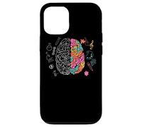 Coque pour iPhone 12/12 Pro cerveau étudiant étude cerveau scientifique penser apprentissage