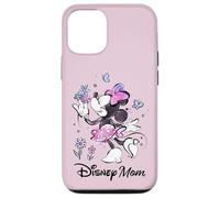 Coque pour iPhone 12/12 Pro Disney Mom Minnie & Flowers Family Trip Mother’s Day Gift