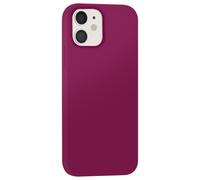 Coque pour iPhone 12 / 12 Pro Édition Color Skin en TPU avec Intérieur Doux Violet foncé