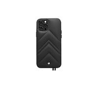 Coque pour iPhone 12 / 12 Pro en Cuir Louvre Noir
