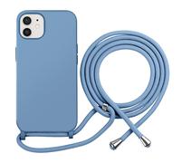 Coque pour iPhone 12/12 Pro en TPU Premium Color Lace, Cordon Tour de Cou