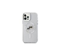 Coque pour iPhone 12 / 12 Pro Imprimé IML K et CH Compatible MagSafe Karl Lagerfeld Transparent