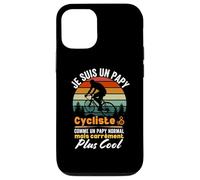 Coque pour iPhone 12/12 Pro Je Suis Un Papy Cycliste Bicyclette Grand Père Papi Vélo