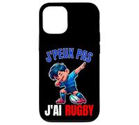 Coque pour iPhone 12/12 Pro J'Peux Pas J'Ai Rugby Enfant Garçon Humour Joueur Sport