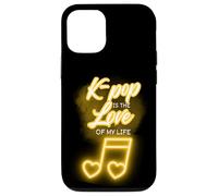 Coque pour iPhone 12/12 Pro K-Pop est l'amour de ma vie - Amateur de musique K-Pop