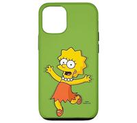 Coque pour iPhone 12/12 Pro Les Simpsons Lisa Simpson Vert gazon