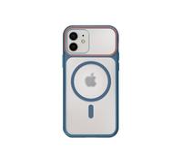Coque pour iPhone 12 / 12 Pro MagSafe Bimatière Dos Rigide Bleu
