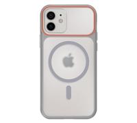 Coque pour iPhone 12 / 12 Pro MagSafe Bimatière Dos Rigide Gris