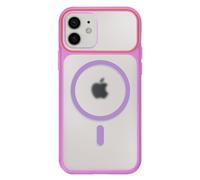 Coque pour iPhone 12 / 12 Pro MagSafe Bimatière Dos Rigide Violet
