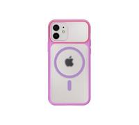 Coque pour iPhone 12 / 12 Pro MagSafe Bimatière Dos Rigide Violet