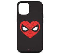Coque pour iPhone 12/12 Pro Marvel Spider-Man Masque cœur classique Saint-Valentin