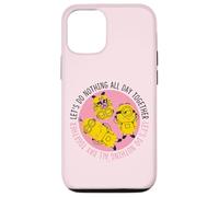 Coque pour iPhone 12/12 Pro Minions Let's Do Nothing All Day Together Cute Group Shot
