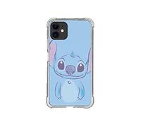 Coque pour iPhone 12-12 Pro Officiel Stitch Bleu Renforcé Transparent pour protéger votre téléphone. Choisissez le type de coque que vous aimez avec licence officielle Disney