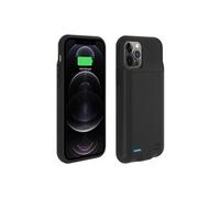 Coque pour iPhone 12 / 12 Pro Rigide avec Batterie 5000mAh Soft touch Noir