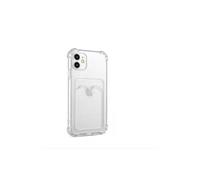 Coque pour iPhone 12 avec porte-cartes TPU transparente