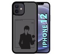 Coque Pour Iphone 12 - Death Note Kira - Silicone - Noir