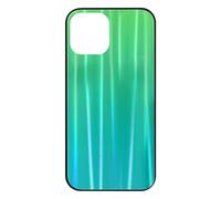 Coque pour iPhone 12 Mini Bi-matière Holographique Brillant Fine Légère Vert