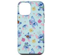 Coque pour iPhone 12 mini Disney Lilo & Stitch Cute Blue Easter Pastel Stitch Pattern