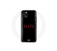 Coque pour iphone 12 Mini Elite Saison 5 Logo Rouge Fond Noir